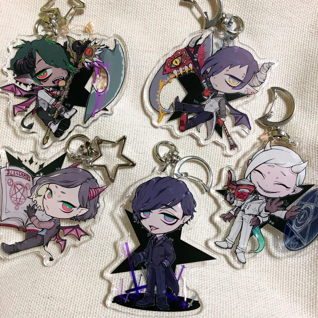 悪魔ちゃんアクキー(5種)