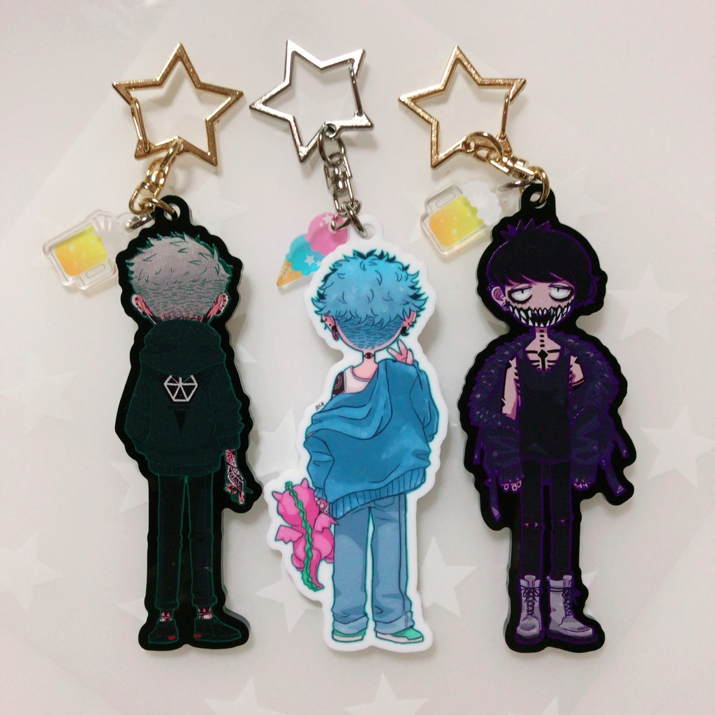 タトゥー男子アクキー(3種)