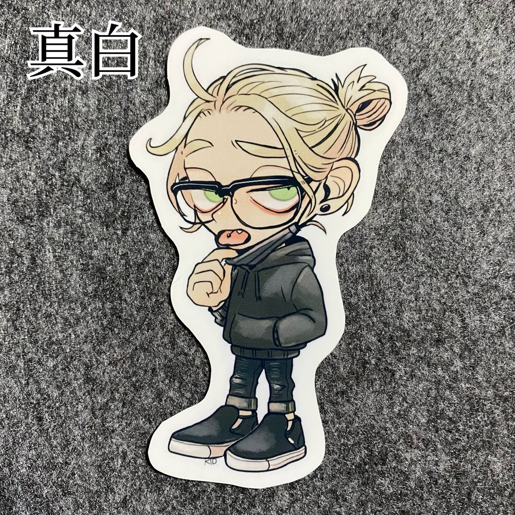 創作男子ステッカー