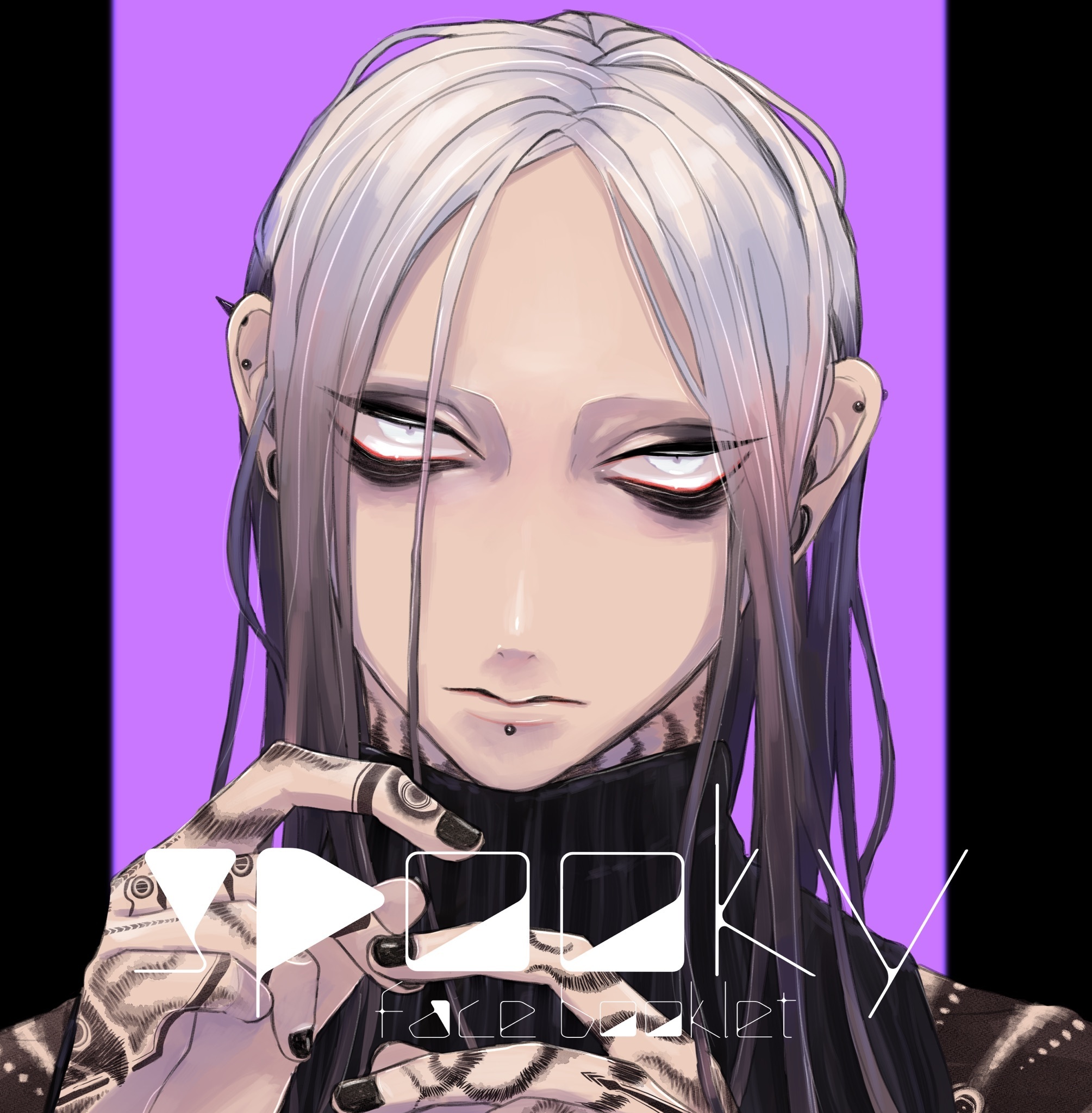 spooky face booklet【イラ...
