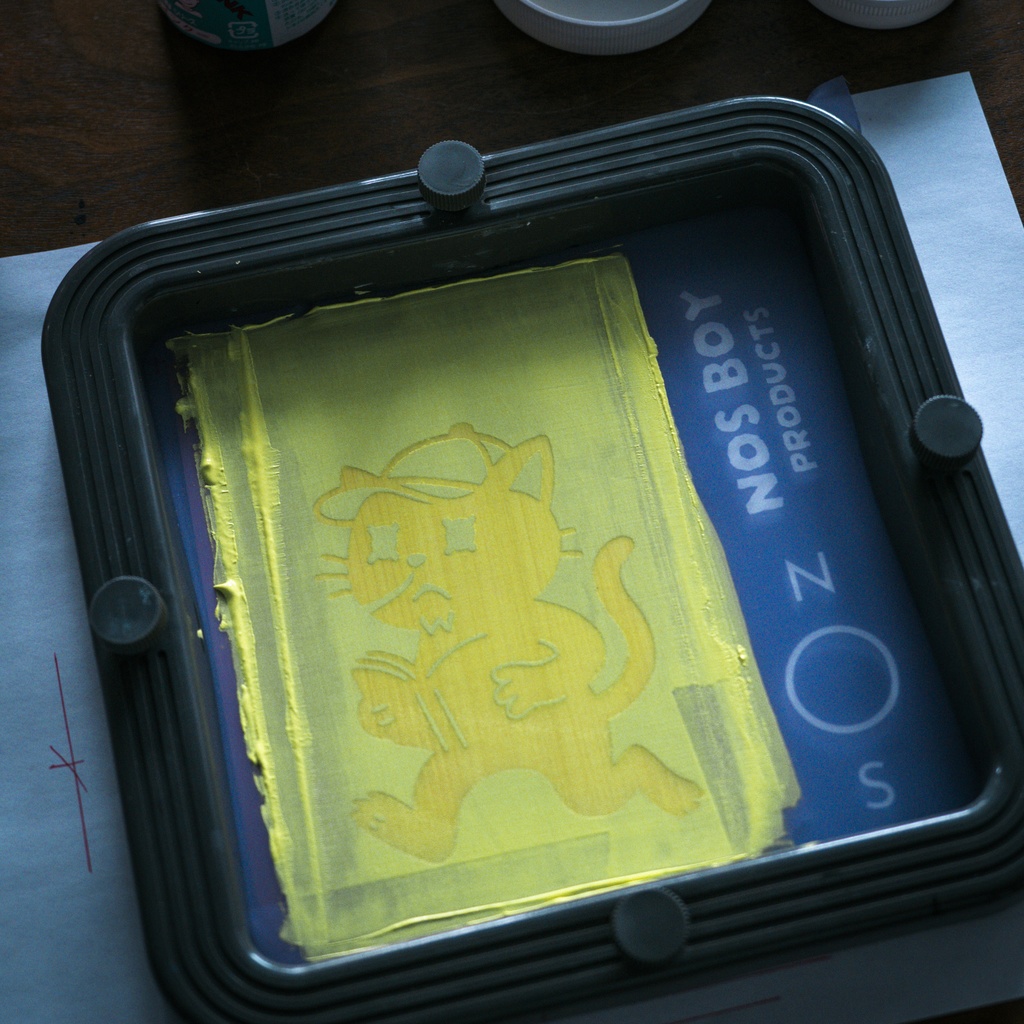 NOS CAT ヒノキプリントカード