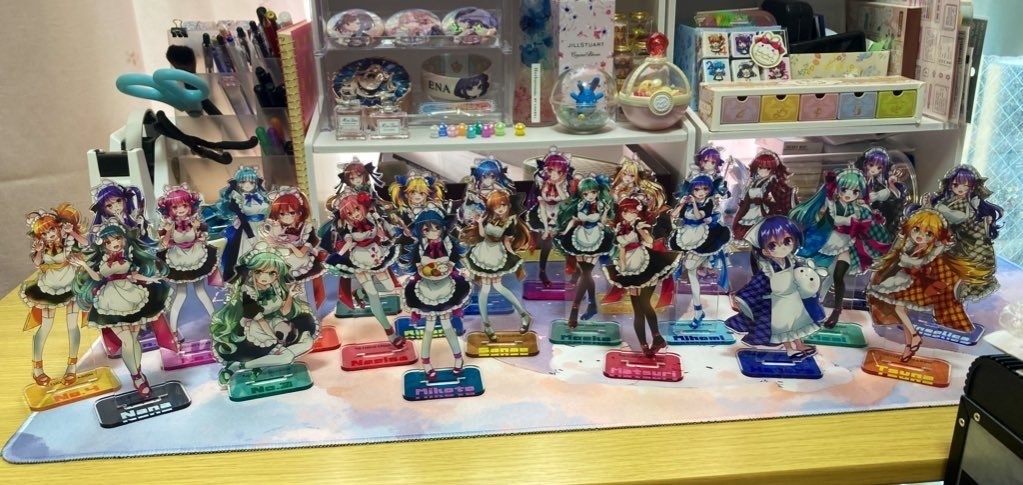 【コラボ商品】メイドカフェ立ち絵アクリルフィギュア