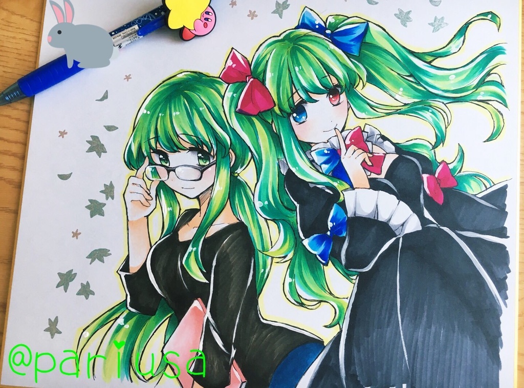 【オーダーメイド商品】世界に1枚しかない、あなただけの手描きイラスト色紙かきます!【特典付き★】