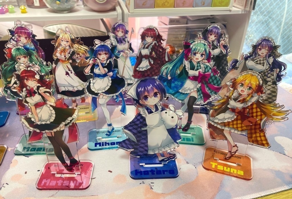 【再販】立ち絵アクリルフィギュア【メイドカフェコラボ】
