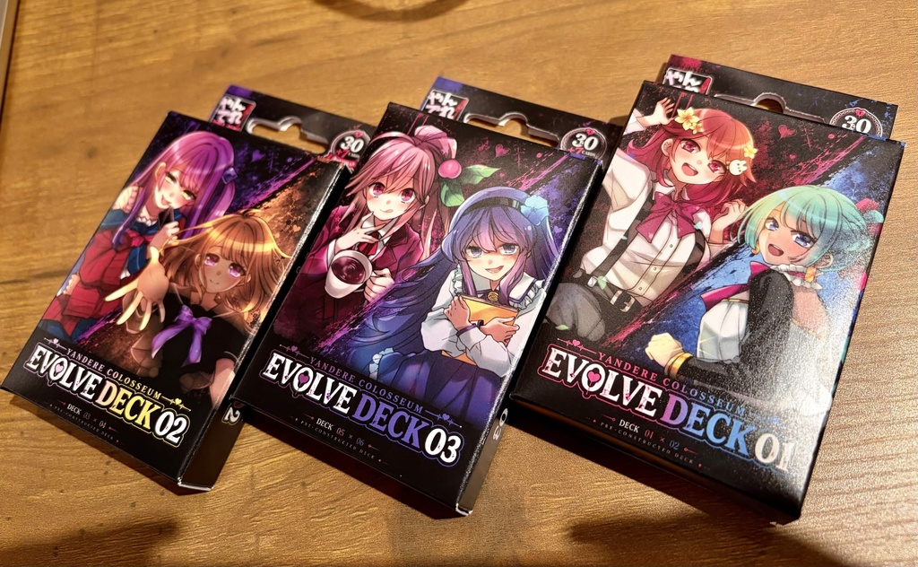 【TCG★やんでれころしあむ】EVOLVE DECK01~03
