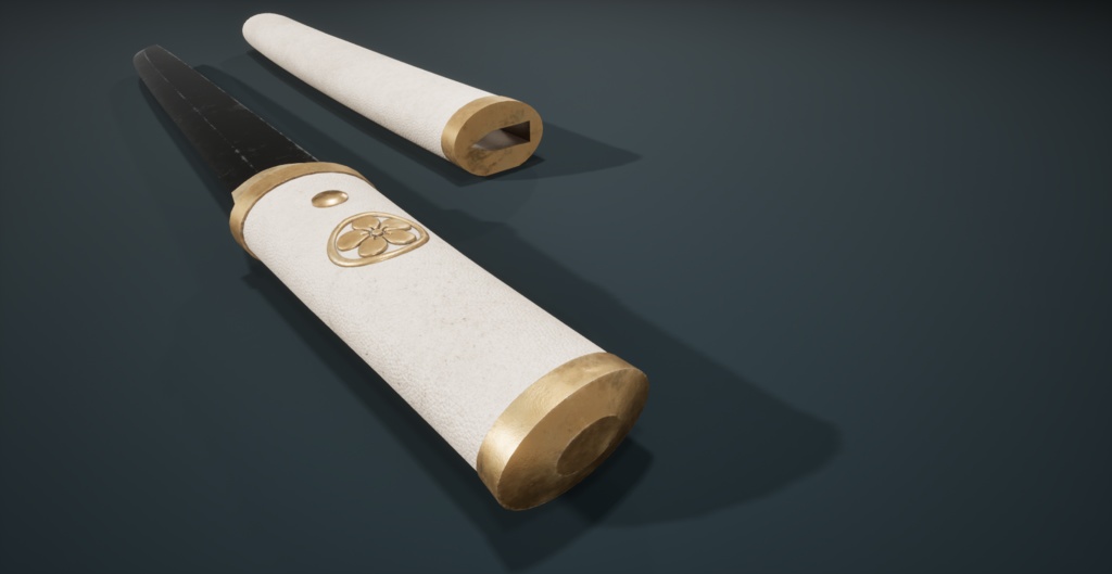 短刀Tantou04(白鮫丸)鞘付き