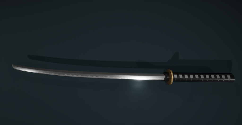 刀Katana05(軍刀 黒馬)