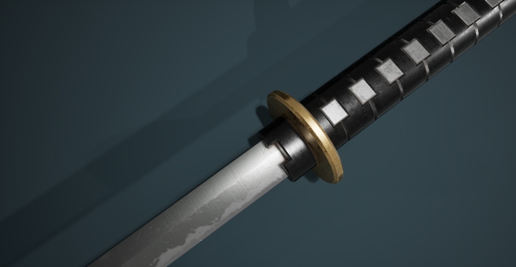 刀Katana05(軍刀 黒馬)