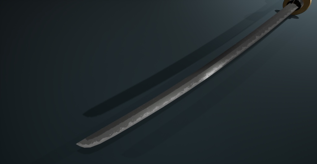 刀Katana05(軍刀 黒馬)