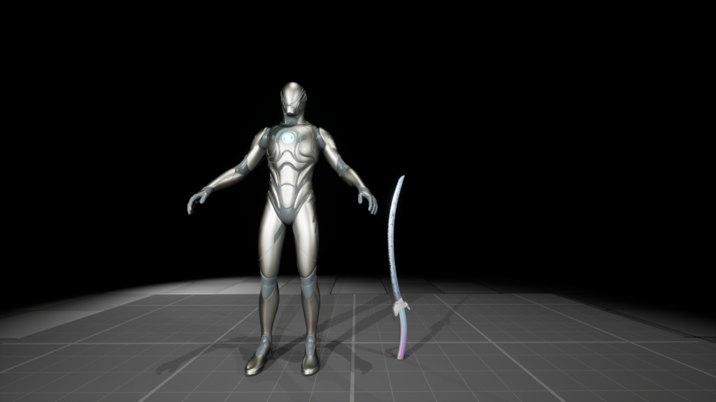 刀Katana08(氷雨改修型)