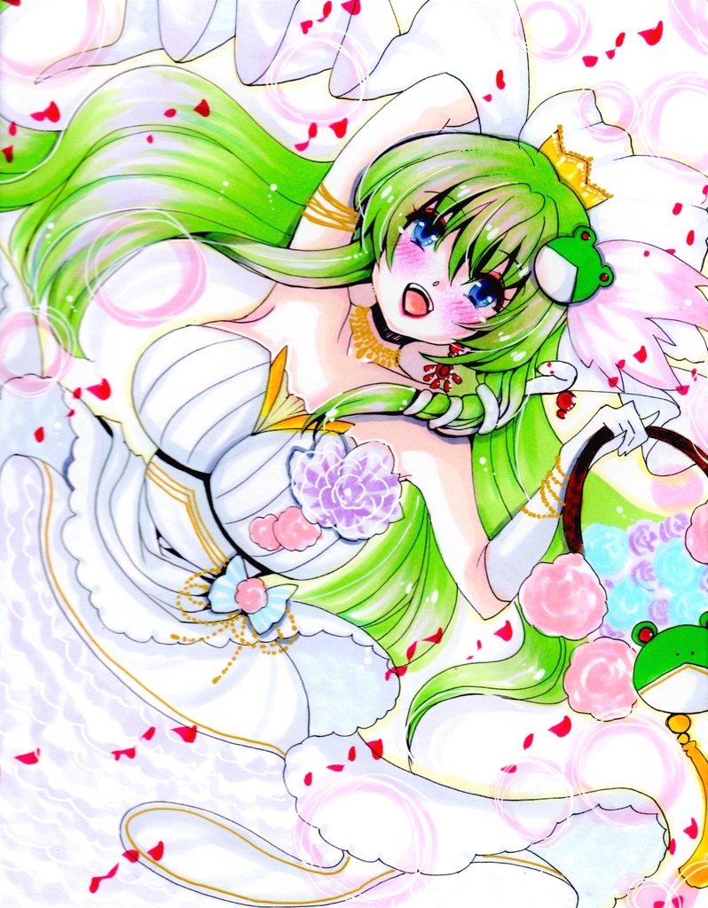 全国送料無料・イイ店 手描きイラスト色紙＋原画＋東方Project＋