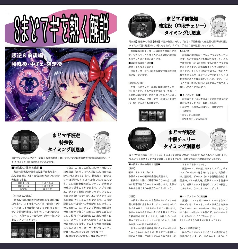 【委託】C100~C106新刊/スマスロマギレコを熱く語る+既刊