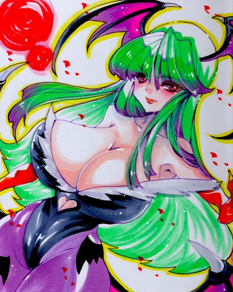 ①レトロゲーム直筆色紙【羅刹ナコルル】サムライスピリッツ