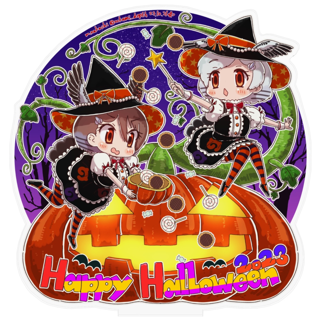キジバトちゃんハロウィーンアクスタ2023