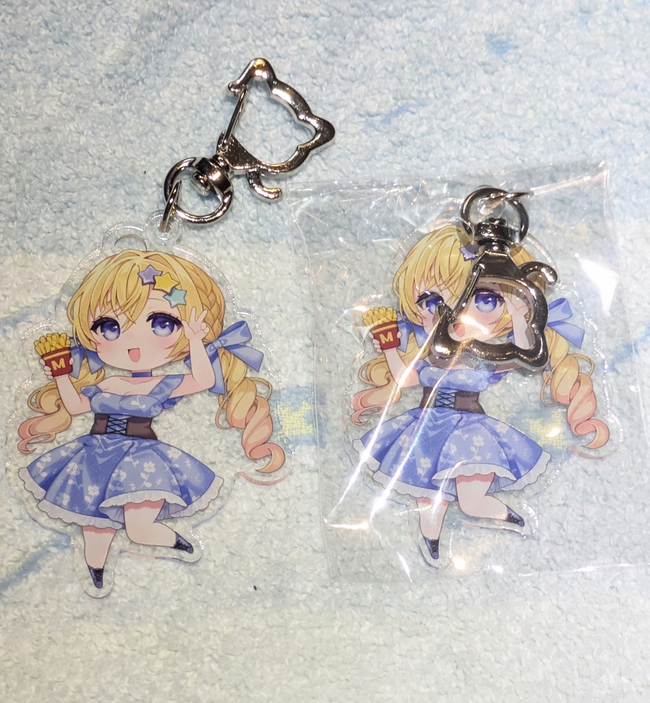 【C106頒布品】柊木めぐアクリルキーホルダー