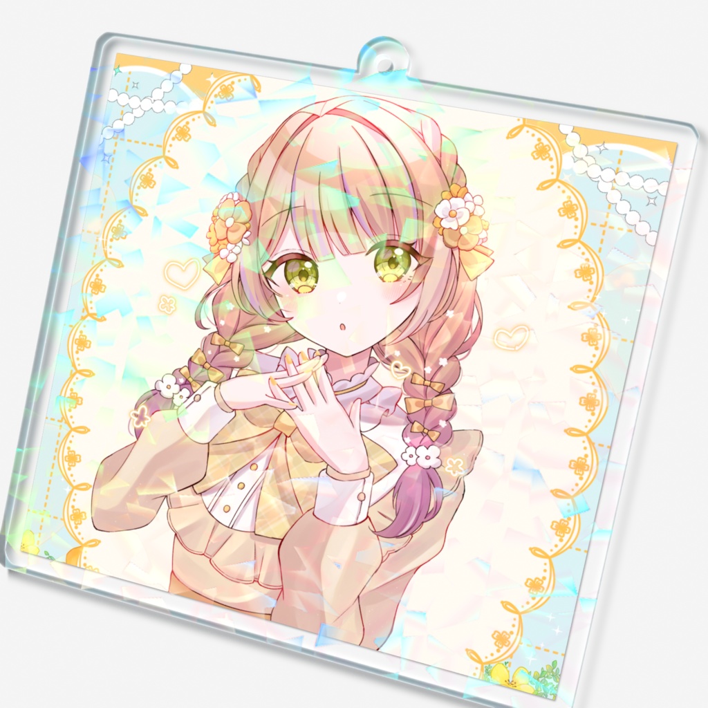 【初ソロ歌みた記念】ホログラムアクリルキーホルダー