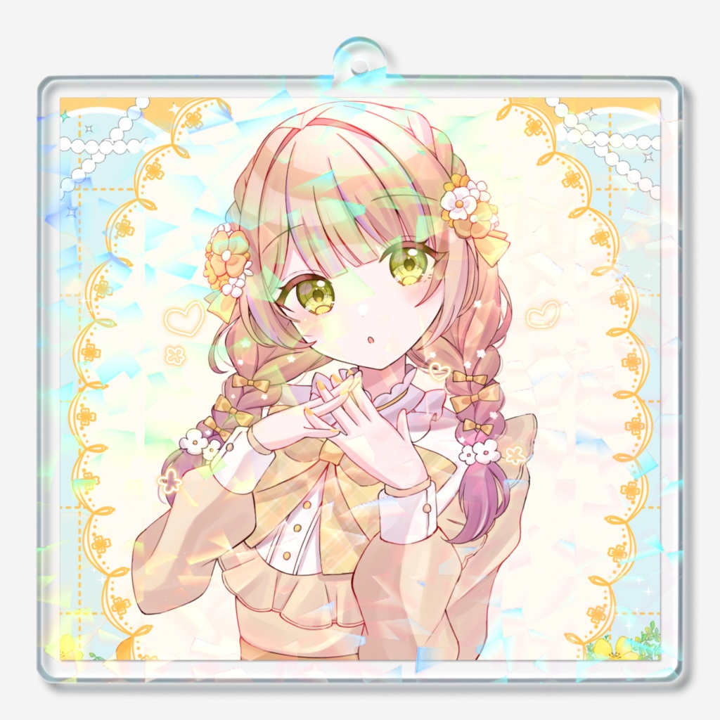 【初ソロ歌みた記念】ホログラムアクリルキーホルダー