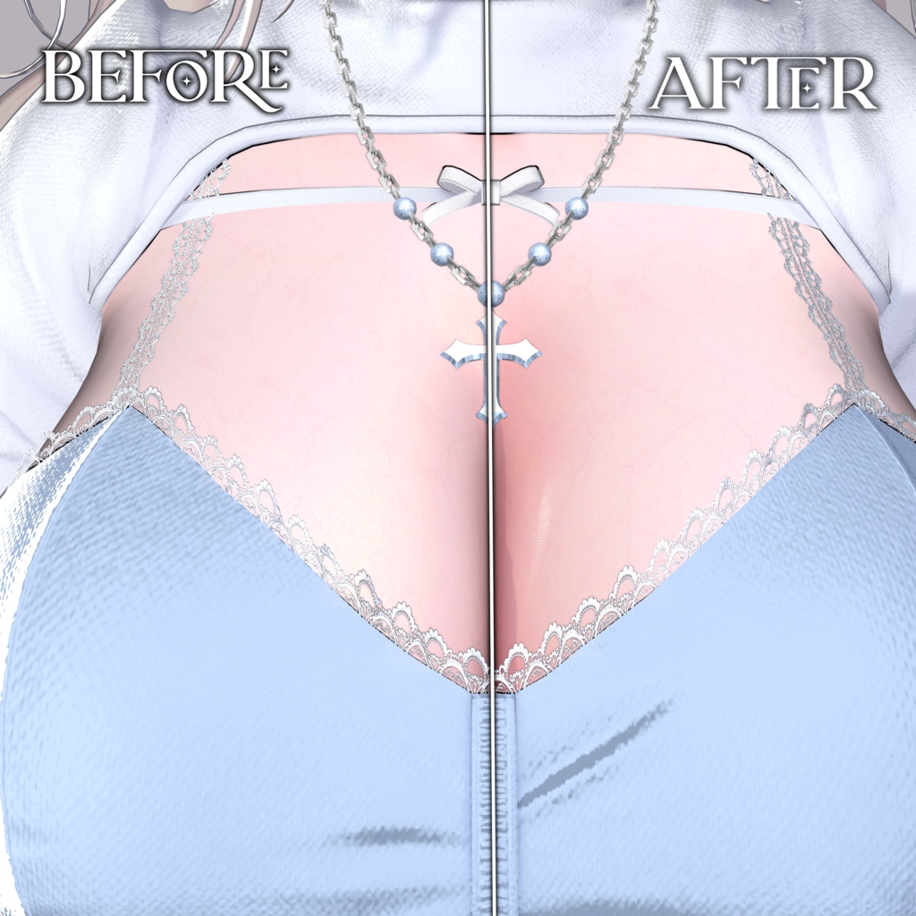 Milltina ♡大人もかわいいもいけちゃうMakeup♡ 谷間がリアルに見えるBodytexure付!