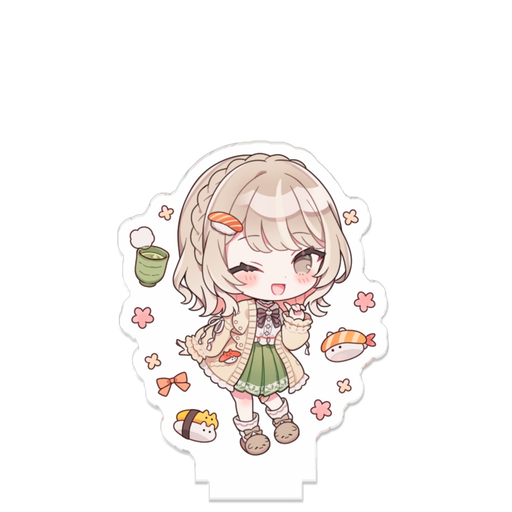 つながるアクスタ(部屋着すぴ)