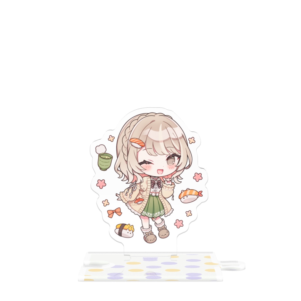 つながるアクスタ(部屋着すぴ)