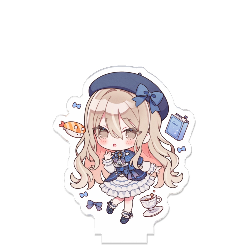 つながるアクスタ(ブルー衣装すぴ)