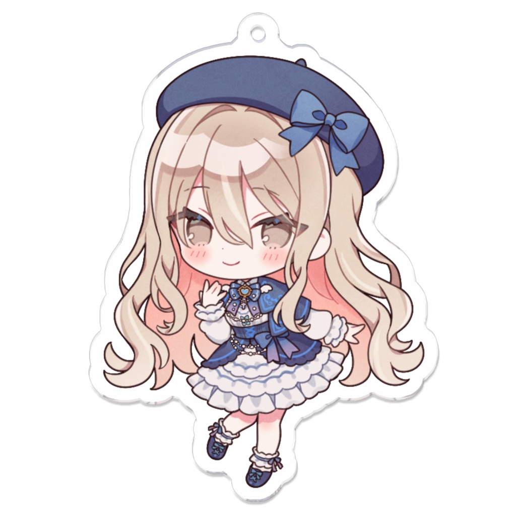アクリルキーホルダー(ブルー衣装すぴ)