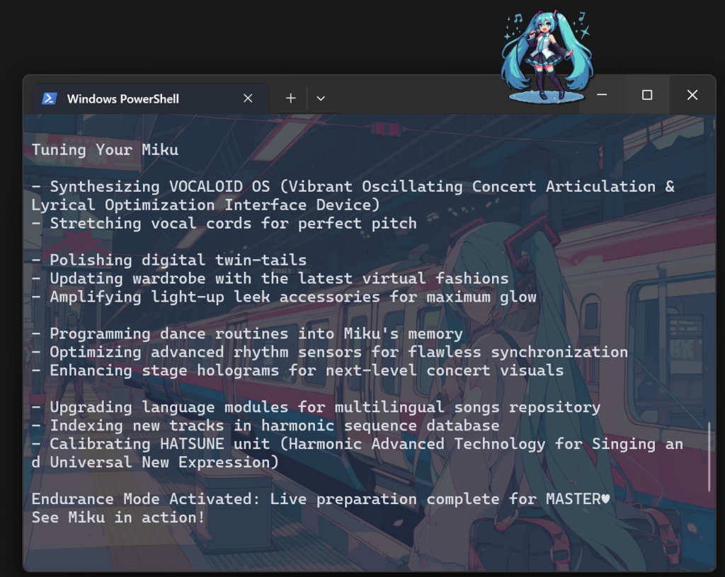 初音ミク PCマスコット(Windows/macOS/Unix) 無料DL