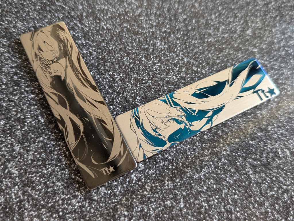 初音ミク ステンレス製ステッカー