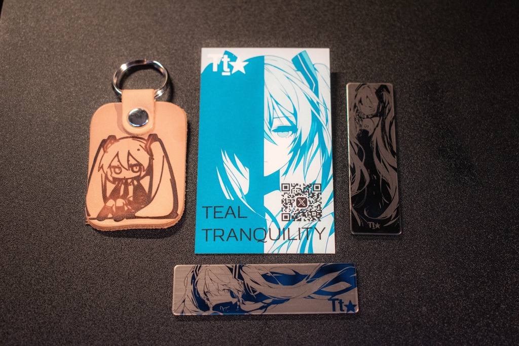 初音ミク ステンレス製ステッカー