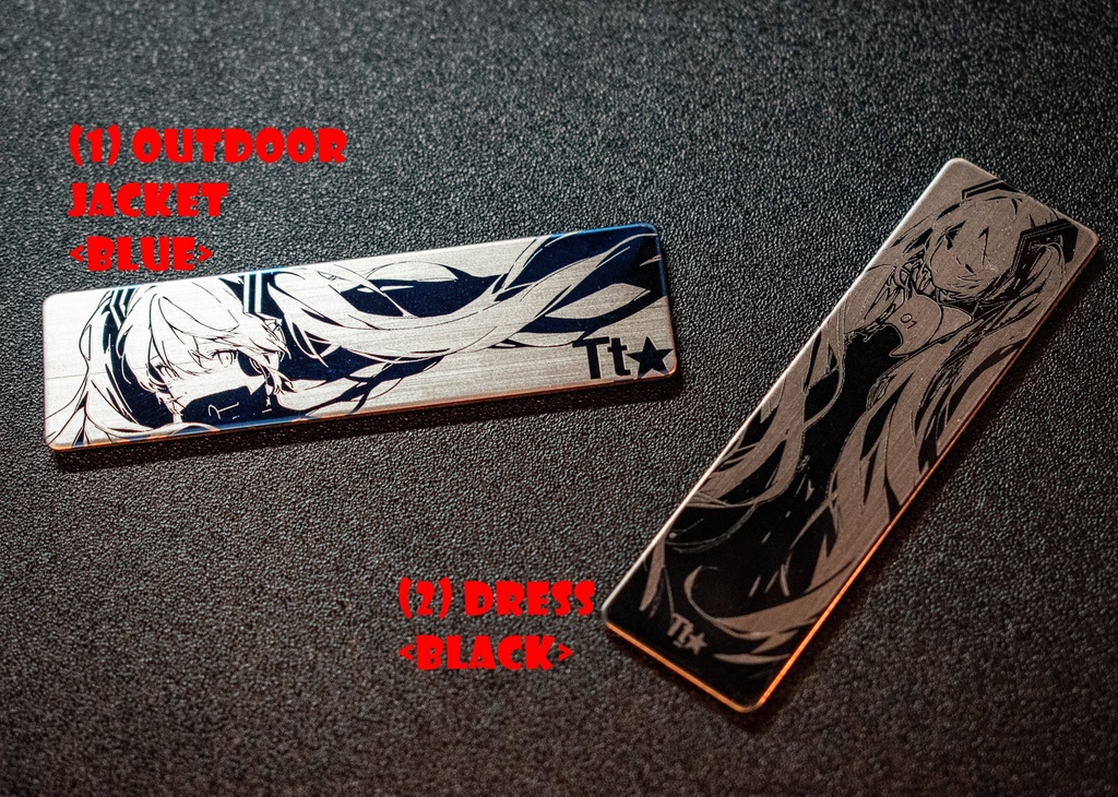 初音ミク ステンレス製ステッカー