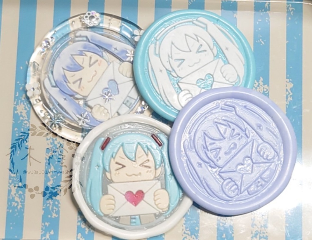 初音ミク シーリングスタンプ3 (ラブレター💌ミクさん)