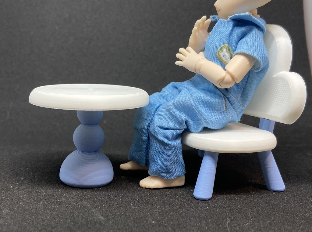 もくもく雲のチェア&テーブル