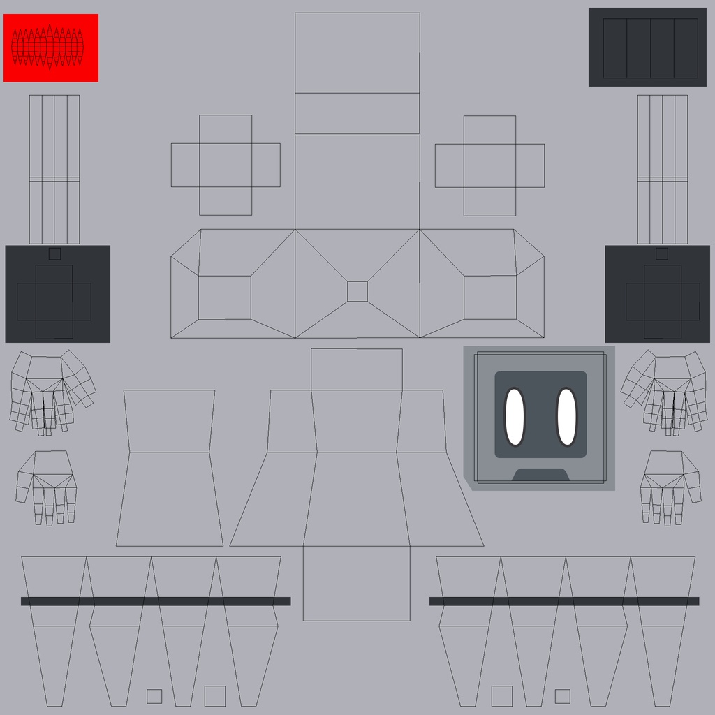 Cluster内企画カスタムアバターショー向けVRM