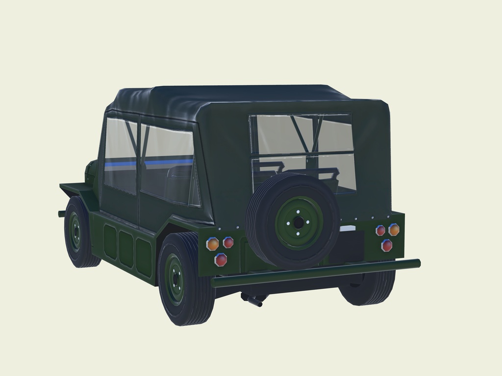 モック ミリタリーミニカー(ディスプレイモデル/ワイワイ自動車システム対応)