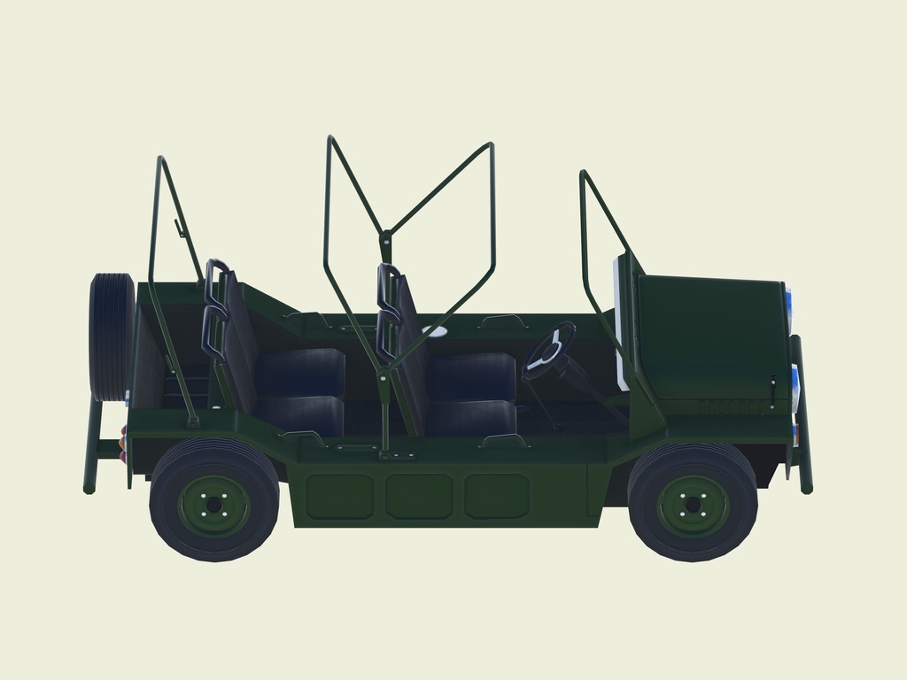 モック ミリタリーミニカー(ディスプレイモデル/ワイワイ自動車システム対応)