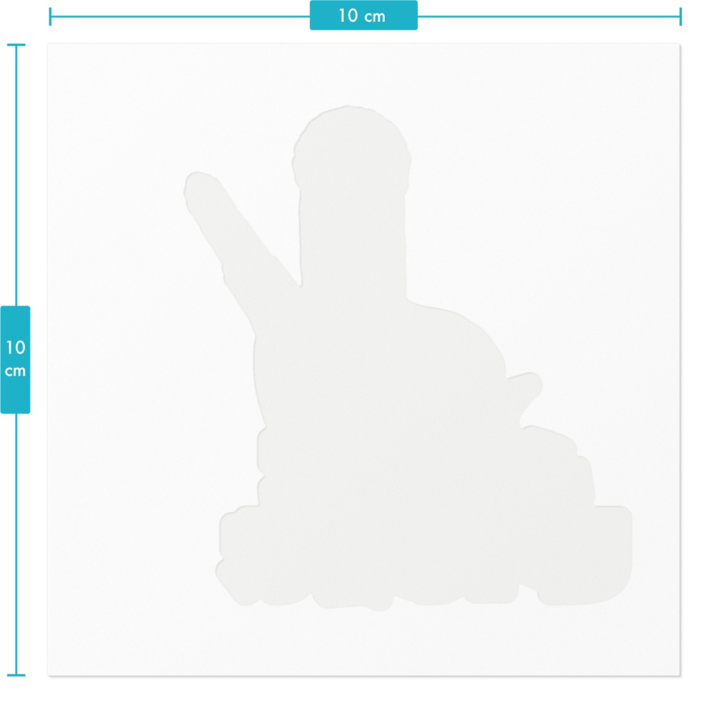 アオアシカツオドリのダイレクトマーケティングステッカー
