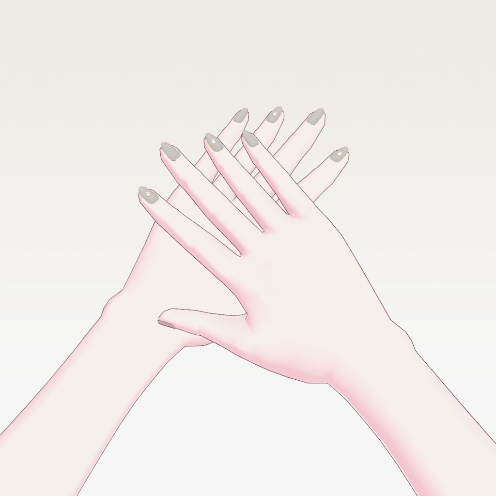 【無料】VRoid シンプルネイル 6種