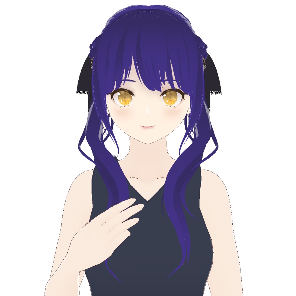 【VRoid】髪型 大人可愛いツインテール 7Colors × 4Patterns