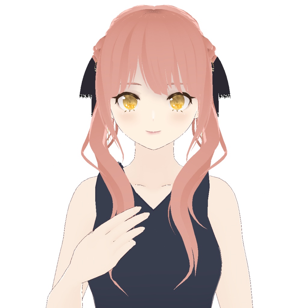 【VRoid】髪型 大人可愛いツインテール 7Colors × 4Patterns