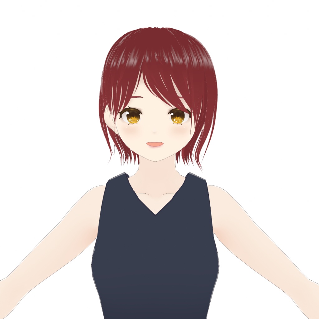 【VRoid】耳かけ外ハネショート 8Colors