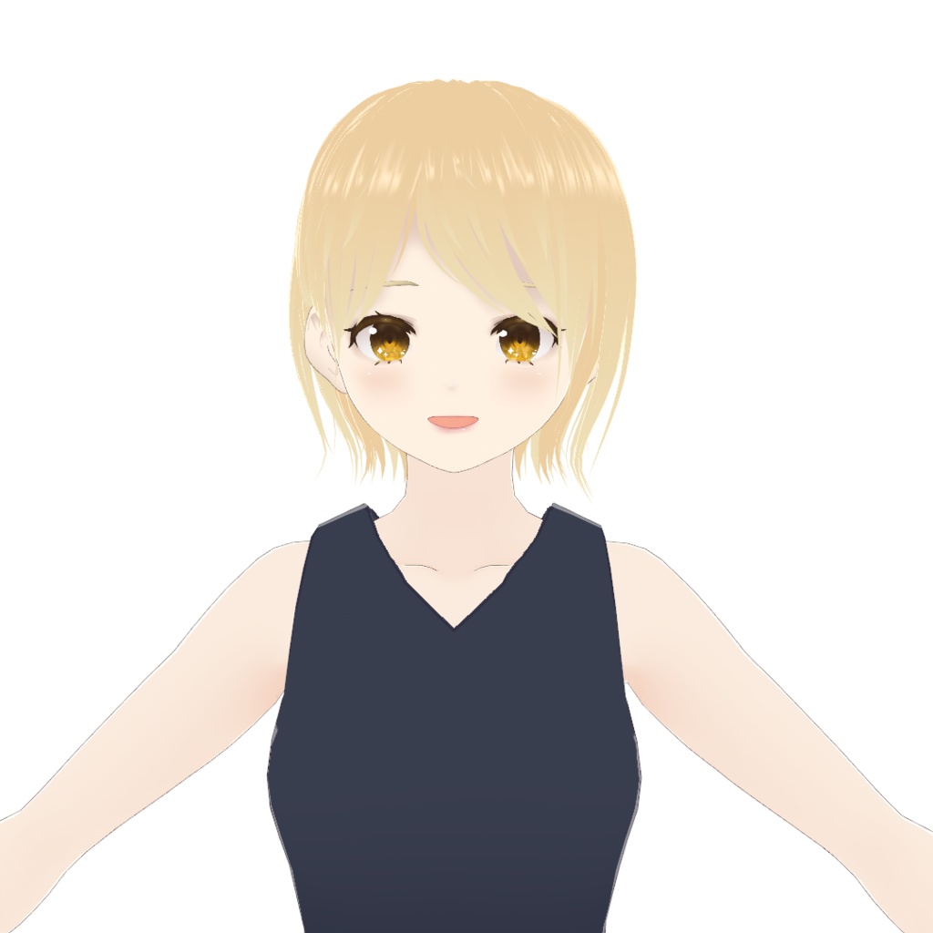 【VRoid】耳かけ外ハネショート 8Colors