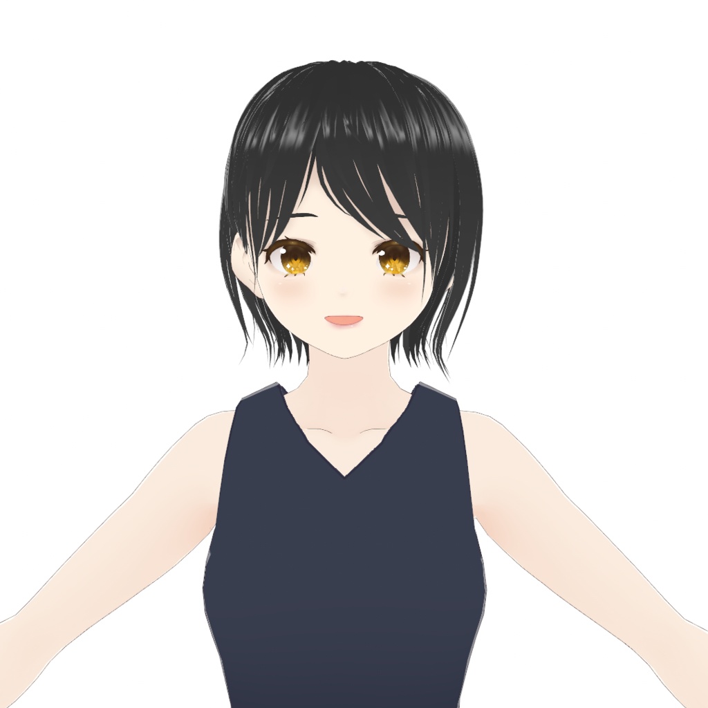 【VRoid】耳かけ外ハネショート 8Colors