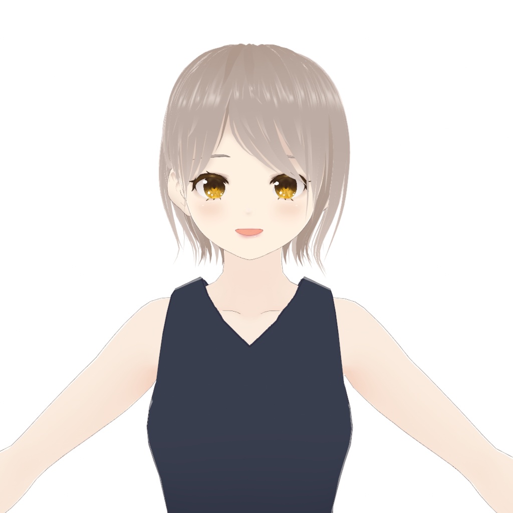 【VRoid】耳かけ外ハネショート 8Colors