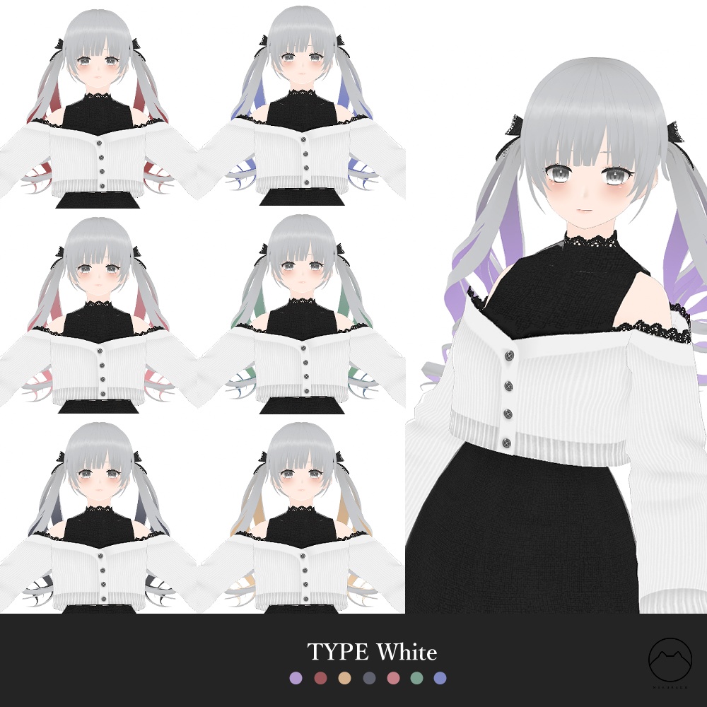 【VRoid】ふわふわ!くるくる!ツインテール