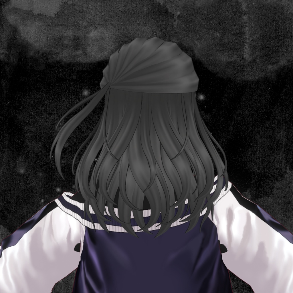 【VRoid】サイドハーフアップ