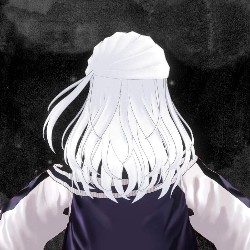 【VRoid】サイドハーフアップ