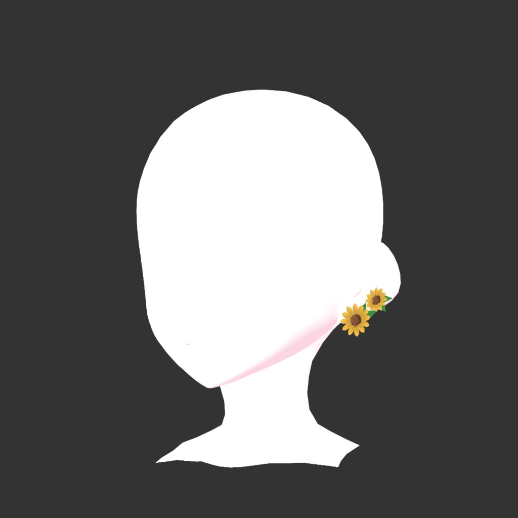 【VRoid】花咲くピアス -向日葵-