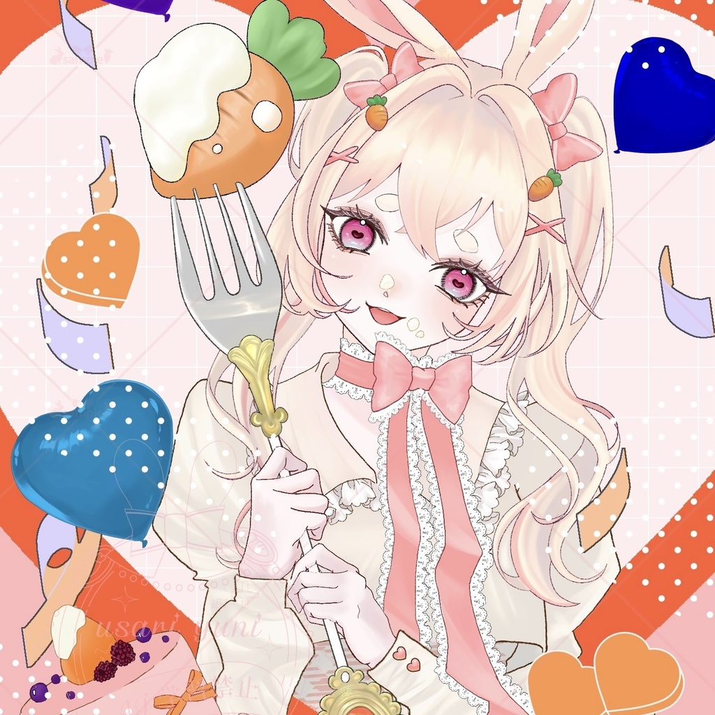 兎莉ゆに誕生日グッズ アクリルスタンド