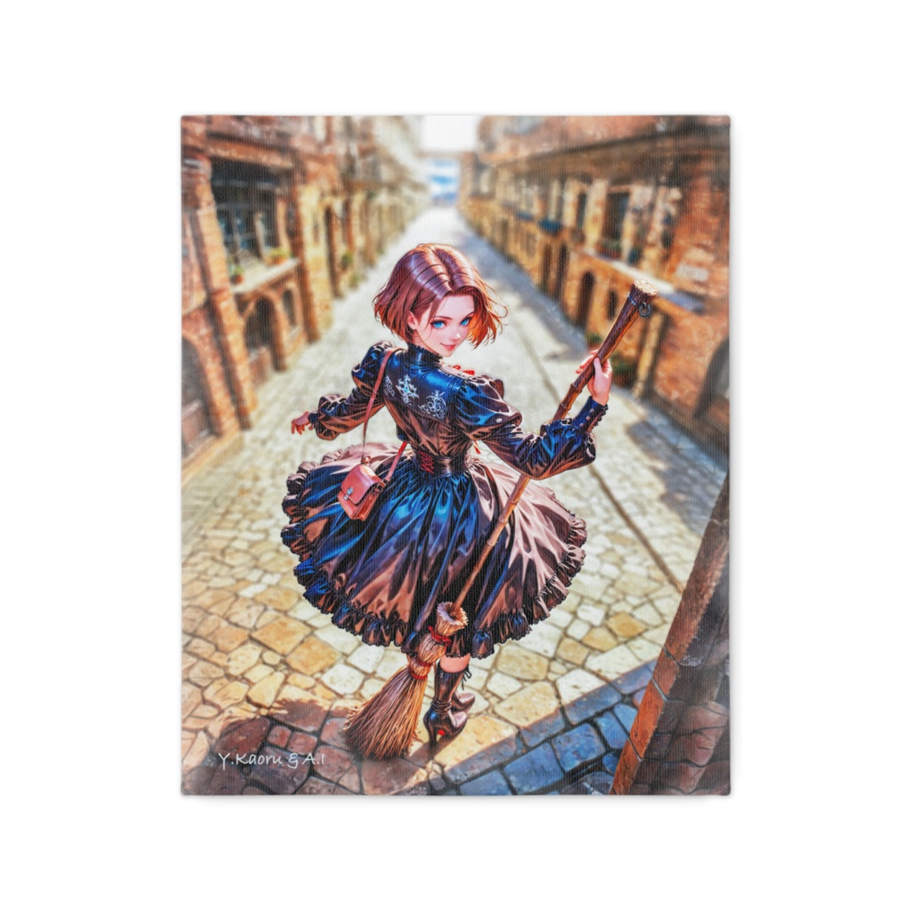 C1107B99art_Walking through the magical city