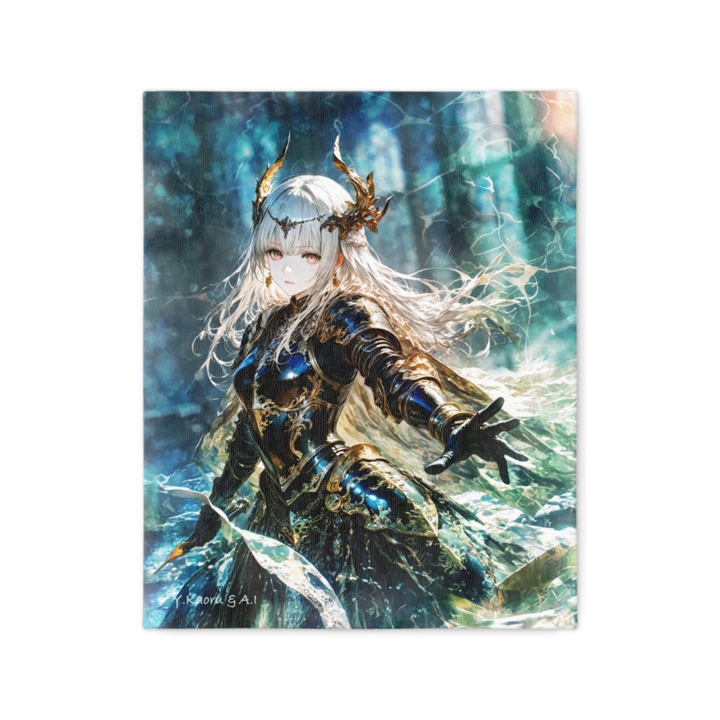 CB974A43art_The silver goddess clad in stars